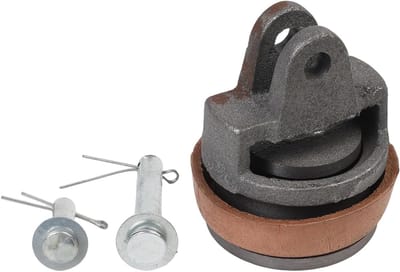 Vervangende Zuiger - Handpomp Onderdeel - Water Pompen - Gietijzer & Rundleer - Type 75 - Grijs Bruin