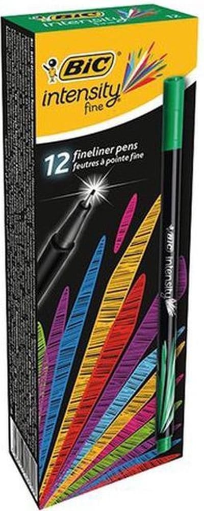 Bic balpen Intensity fine groen ds/12