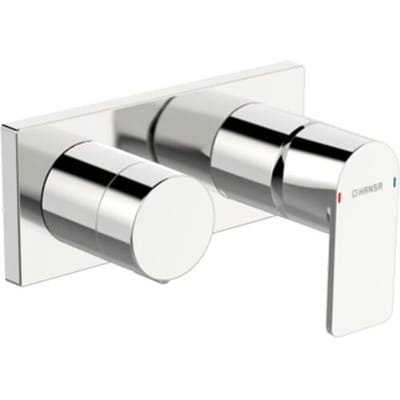 Hansastela ready-mounted set for bath/shower, square rosette 44579573