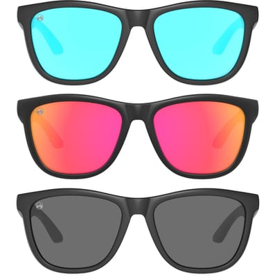 MowMow 3-pack Zonnebril - Gepolariseerd - Heren - Dames - ZEUS collection