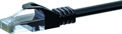 Danicom CAT6 UTP patchkabel - 5 meter zwart - CCA - netwerkkabel - internetkabel - UTP kabel - RJ45 - 1000 mbit/s