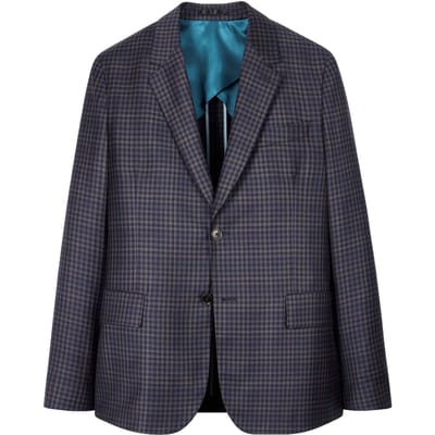 Paul Smith Mens 2 Button Jacket Dark Violet Size: 50 | Blazers Outlet | Heren | Blauw