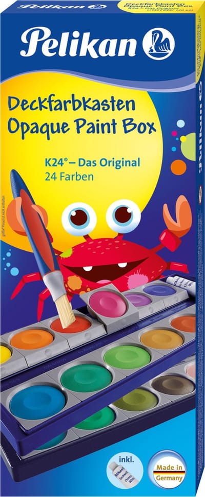 Pelikan dekverfdoos 735/K24 blauw 24 kleuren