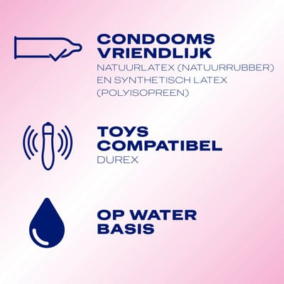 Durex Glijmiddel Natural Extra Sensitive 100% natuurlijk - 2 x 100 ml - Voordeelverpakking