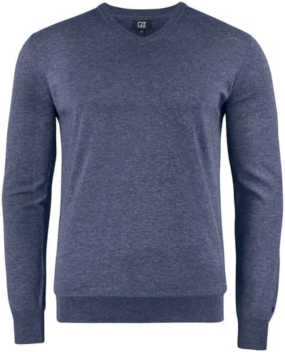 Cutter & Buck Oakville V-neck Heren 355418 - Navy Melange - M