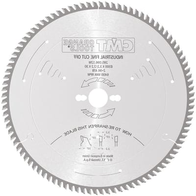 Cirkelzaagblad - Metaalzaagblad - Precisie Houtsnedes - Gehard Metaal - 300 mm Diameter - Edelstaal