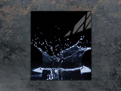 TMK ArtDeko - Snijplank - Glas - 45x52cm - Watermotief