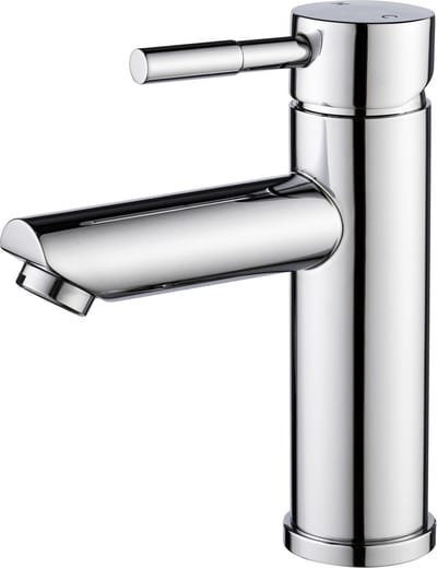 WEBO Chrome Wastafelkraan Atlanta - Chroom - Waterbesparend - Incl. push-open waste