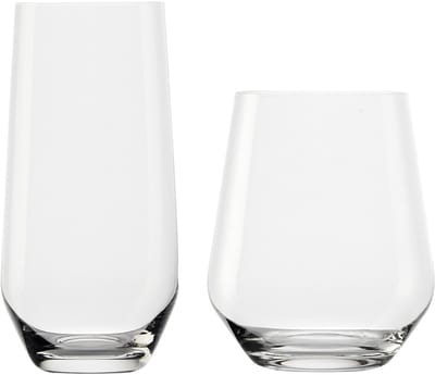 Stolzle Lausitz - Revolution - Glazen Set - 12 stuks - 37 cl & 39 cl - Waterglazen & Longdrinkglazen