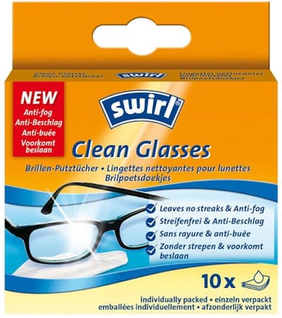 Swirl Brilpoetsdoekjes Optima - 24x10stuks - Voordeelverpakking