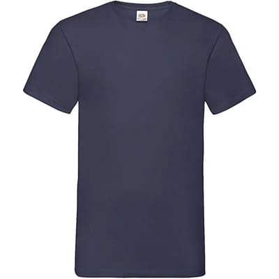 V-hals T-shirt Fruit of the Loom Valueweight