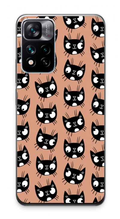 Case Company® - Hoesje geschikt voor Xiaomi 11i hoesje - Kat - Soft Cover Telefoonhoesje - Bescherming aan alle Kanten en Schermrand