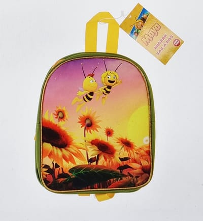 Maya de Bij Bagpack Unisex - One Size - Groen/Geel - 28x23x9cm