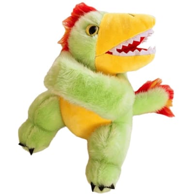 Zacht Pluche Dinosaurussen Pluche Speelgoed Kawaii Stijl Schattig Ontwerp Cartoon Dinosaurussen Pluche Gesimuleerd Dier Polsdecoratie geel
