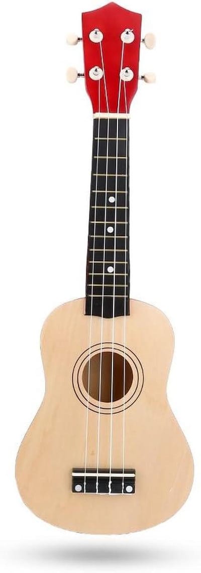 Kinder Ukulele - Muziekinstrument - Muziek Leren - Beginner Vriendelijk - 21 Inch - Houtkleur