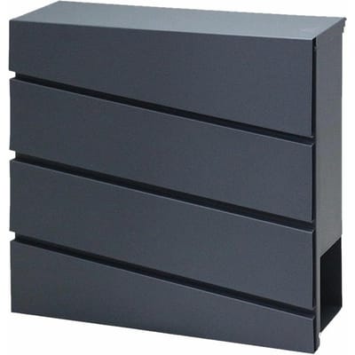 Awtools AW75041 - Brievenbus - Antraciet - Staal - Weerbestendig