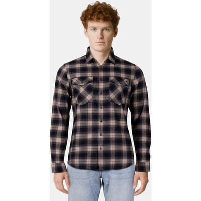 No Excess Shirt Check Black Größe: S | Casual hemden Outlet | Herren | Schwarz