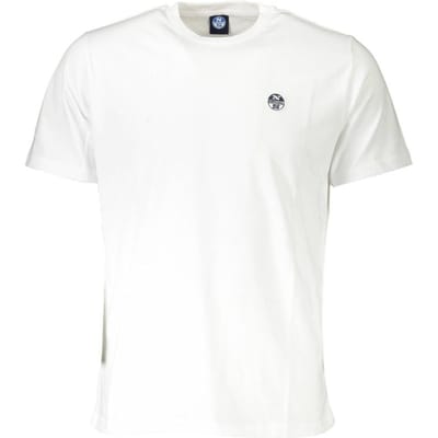 North Sails Bianco Katoenen Heren T-Shirt