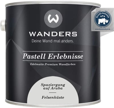 Wanders Muurverf - Edelmatte Krijtverf voor Hout en Meubels - Lichtgrijs Kust - 2,5L