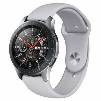 By Qubix - Rubberen sportband - Grijs - Geschikt voor Xiaomi Redmi Watch 5 Active / Redmi Watch 5 Lite
