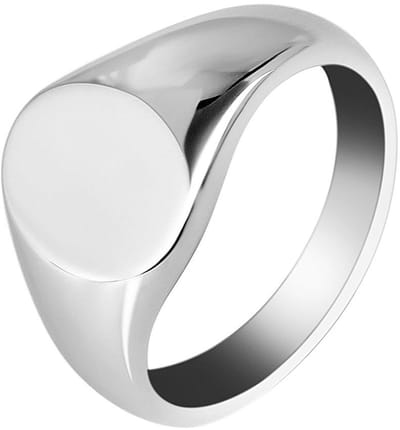 AKZENT Akzent unisex ring Pietro, zilverkleurig, duurzaam