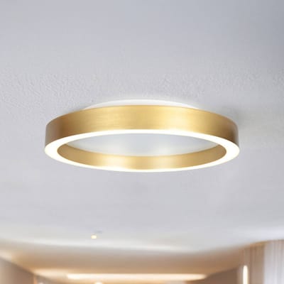 Goudkleurige Plafondlamp Ringlux 4134GO Ø30CM 2000 Lumen Dimbaar Moderne Stijl Steinhauer