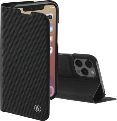 Hama Booklet Slim Pro Cover Hoesje geschikt voor iPhone 13 Pro Max - Pasvakjes - Magnetische sluiting - Standfunctie - Zwart