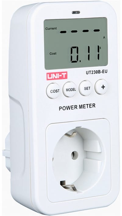 UNI-T UT230B-EU Slimme Energiemeter Stopcontact – Monitor uw Energieverbruik en Bespaar