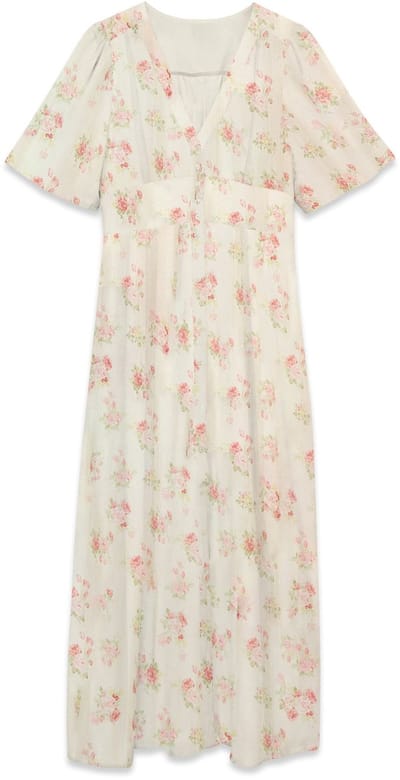 Vero Moda Gesmokte jurk VMBELLA Lange jurk