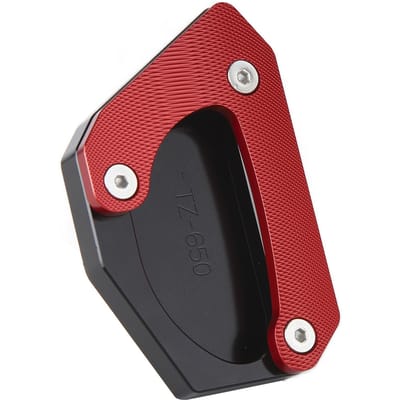 Motorfiets Kickstand Verlengstuk Stand Steunplaat Aluminiumlegering Vervanging voor Suzuki V STROM rood