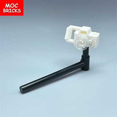 5 stuks MOC Stenen Camera KeepCap Statief 30089b Vakantie Reizen Ontdekkingsreiziger Bouwstenen Geassembleerde Deeltjes Kinderspeelgoed