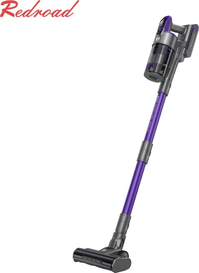 Redroad L8 - Draadloze stofzuiger - Vacuum cleaner -Geavanceerde 500W Krachtige Stofzuiger met Uitneembare Accu en 30kPa Zuigkracht – Slimme Stofherkenning, 1.6L Stofreservoir, LED Verlichting & Anti-Klit Technologie