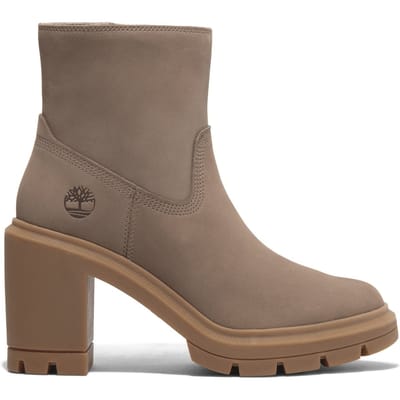 Timberland Allington Heights Mid Zip Up Boot Taupe Nubuck Size: 38 | Boots Outlet | Dames | Bruin