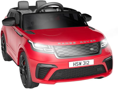 Danky Auto - Elektrische Kinderauto 12V - Rood - Schommelfunctie - Afstandsbediening - Bluetooth & LED - 3-8j