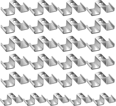 Grid Tangen Set - Roosterbevestigingen Zadelclips - Industriële Vloeren Beveiligen - Secure Fit Technologie - 2.5 cm - Enkel Attribuut