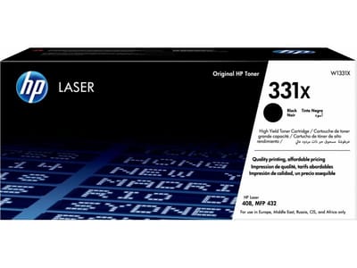 HP W1331X nr. 331X toner cartridge zwart hoge capaciteit (origineel)