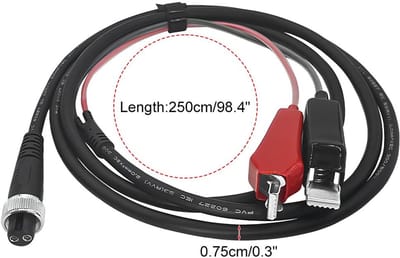 Dailygoods - Elektrische Haspelkabel 2,5 m met Flexibele Clip voor Diverse Toepassingen