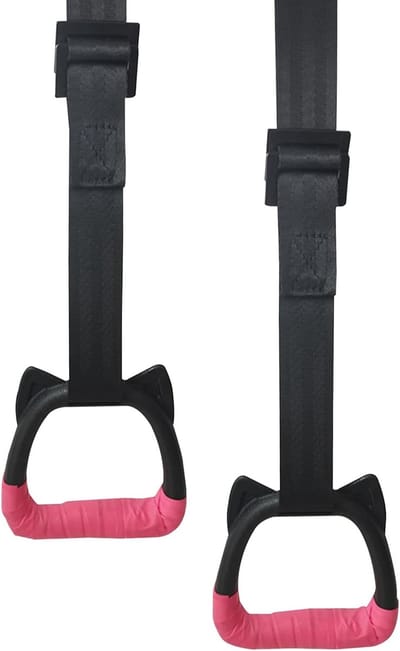 Turnringen Kinderen - Schommelringen Gymnastiek - Binnen Sporten - Verstelbare Sterke Riemen - 200kg Capaciteit
