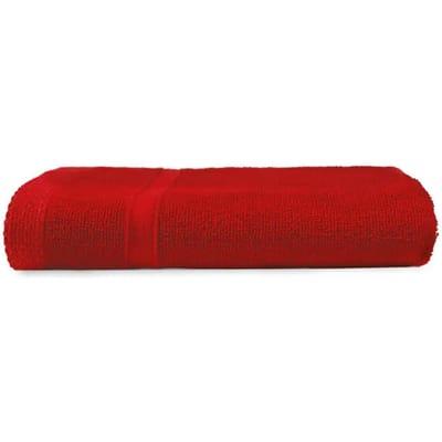 The One Towelling Recycled Classic Handdoek - Hoge vochtopname - 450 gr/m² - Katoen/Polyester - 50 x 100 cm - Banderarood