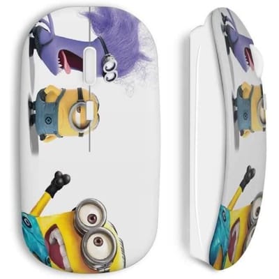 Souris Sans Fil Purple Angry Minions