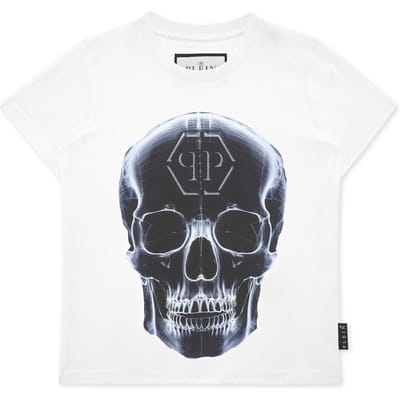 T-Shirt Ronde Hals Ss Skull