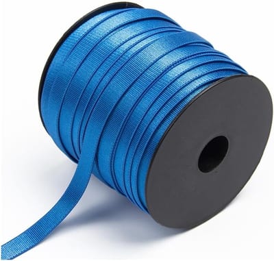Dunne Elastische Band voor Naaiwerk en DIY Creaties, Geschikt voor Ondergoed, Kleding en Accessoires, Blauw, 1 cm
