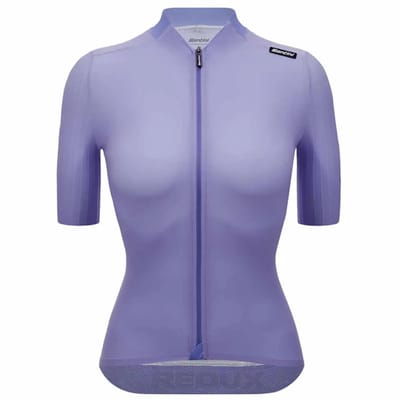 Santini Redux Speed Korte Mouw Wielertrui Paars M Vrouw