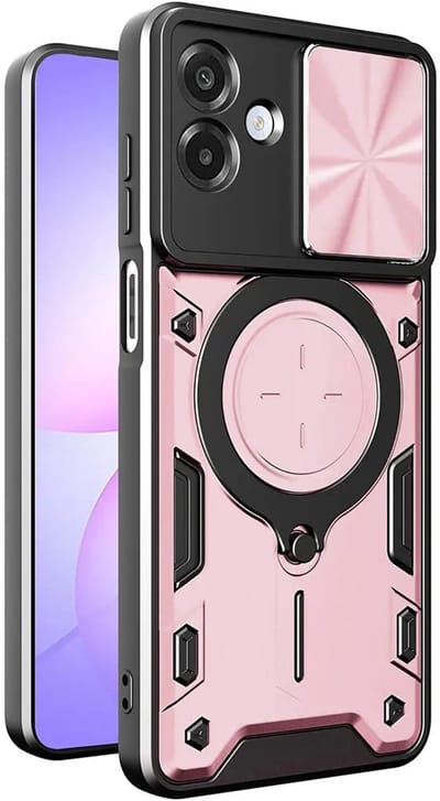 Hoesje geschikt voor Samsung Galaxy A07 4G - Techsuit CamGuard Pro Back Cover - Roségoud