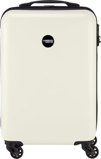 Princess Traveller PT-01 - Handbagage Koffer - Pearl White - 55x35x20cm - 35 L Reiskoffer