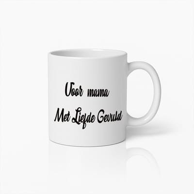 Voor Mama Met Liefde Gevuld Mok – Zorgvuldig Cadeau voor Moederdag of Verjaardag