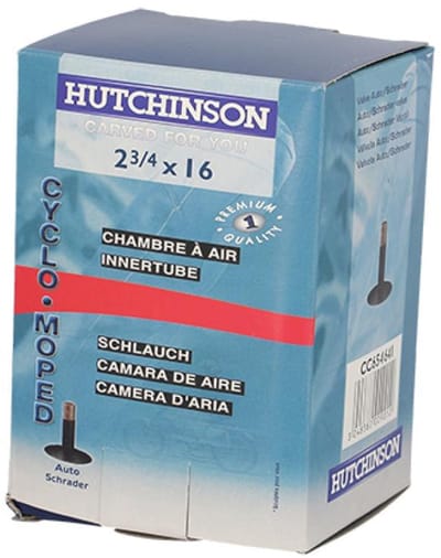 hutchinson binnenband 2.75 naar 3.25-16 schraderventiel voor bromfiets motorfiets nieuw