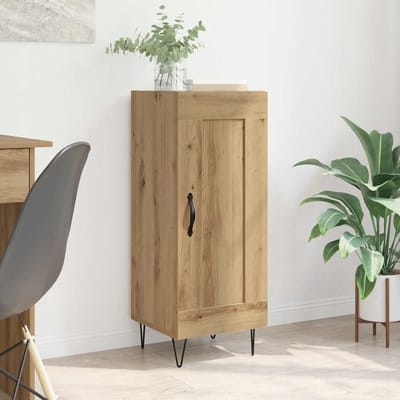 vidaXL - Dressoir - Artisan - Eiken - 34,5 - x - 34 - x - 90 - cm