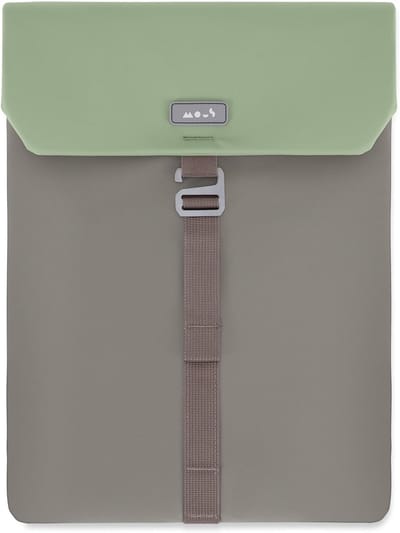 Laptoptas Hoes - Laptop Cover - Bescherming Onderweg - Waterbestendig Materiaal - 16 inch - Salie