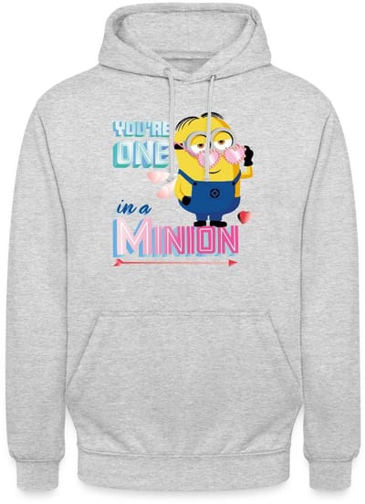 Minions Dave Youre One In A Minion Grappig Ontwerp Hoodie Unisex